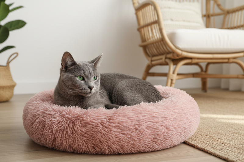 The Snuggle Puff Donut Bed