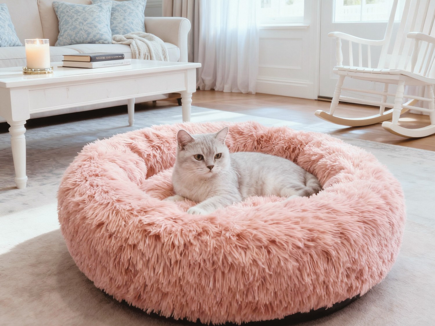The Snuggle Puff Donut Bed